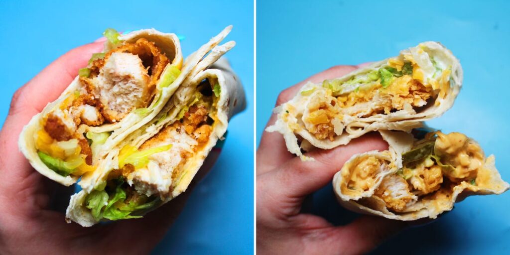 Review: McDonald’s Snack Wrap Vs Popeyes Chicken Wraps