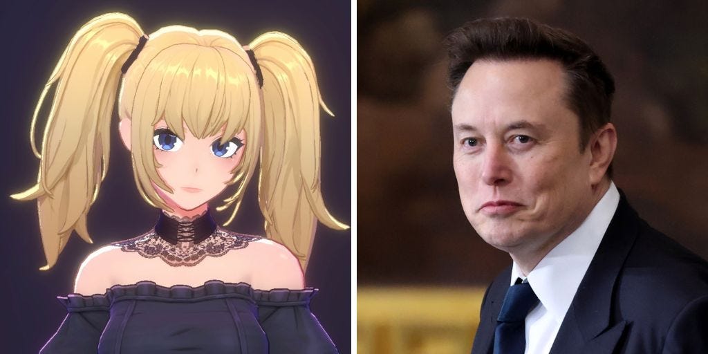 XAI Will Pay You $440K to Make Anime Girl AIs for Elon Musk