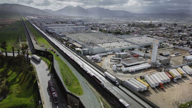 Trump announces agreement to pause higher tariffs on Mexico for 90 days